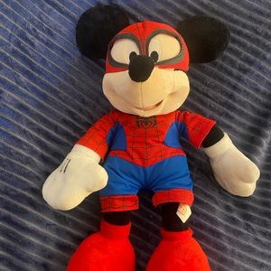 Super Hero squad Mickey Mouse Spider-Man Plush